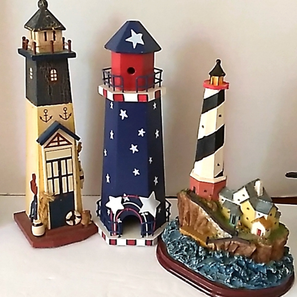 BUNDLE OF 3 Cosstal Light Houses